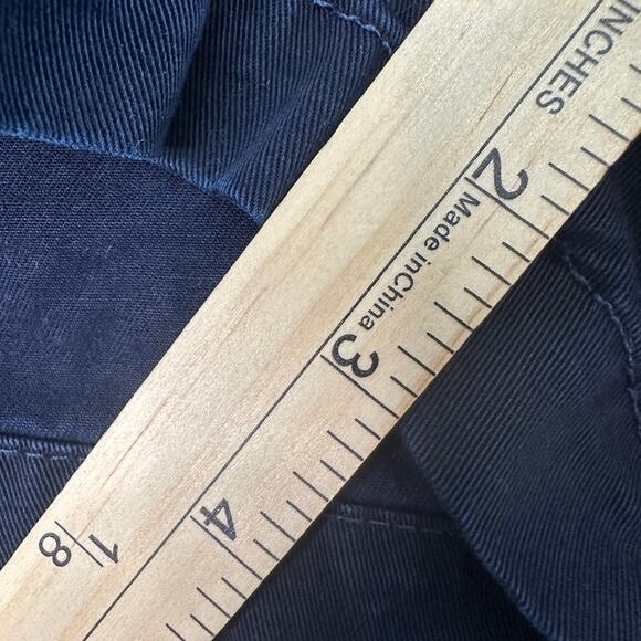 J.Crew Chino Short Womens 10 City Fit Classic Twill Mid-Rise Navy Blue Cotton - Picture 8 of 8